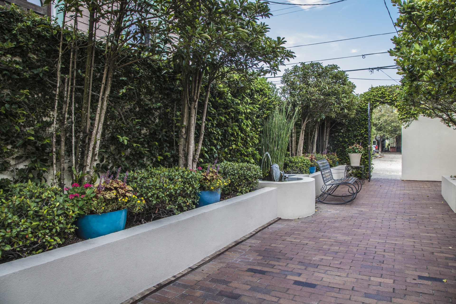 Office outdoor walkway