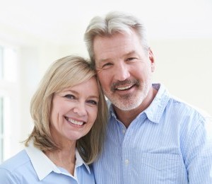 Portrait Of Loving Mature Couple At Home Portrait of mature couple smiling
