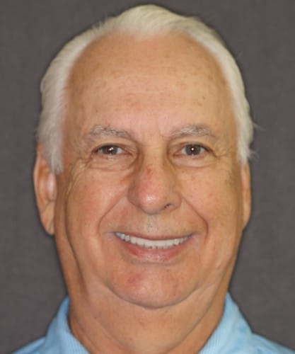 Robert's smiling portrait after dental treatment