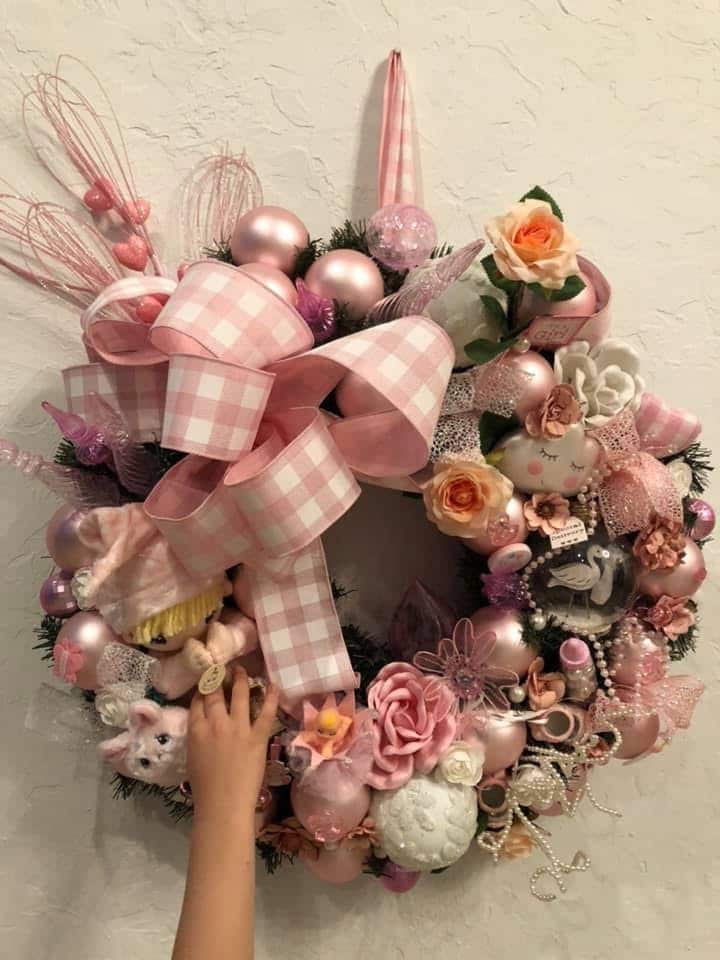 easter wreath Handmade wreath for Easter at Beyond Exceptional Dentistry