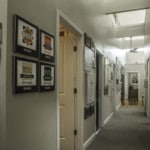 A hallway in the office