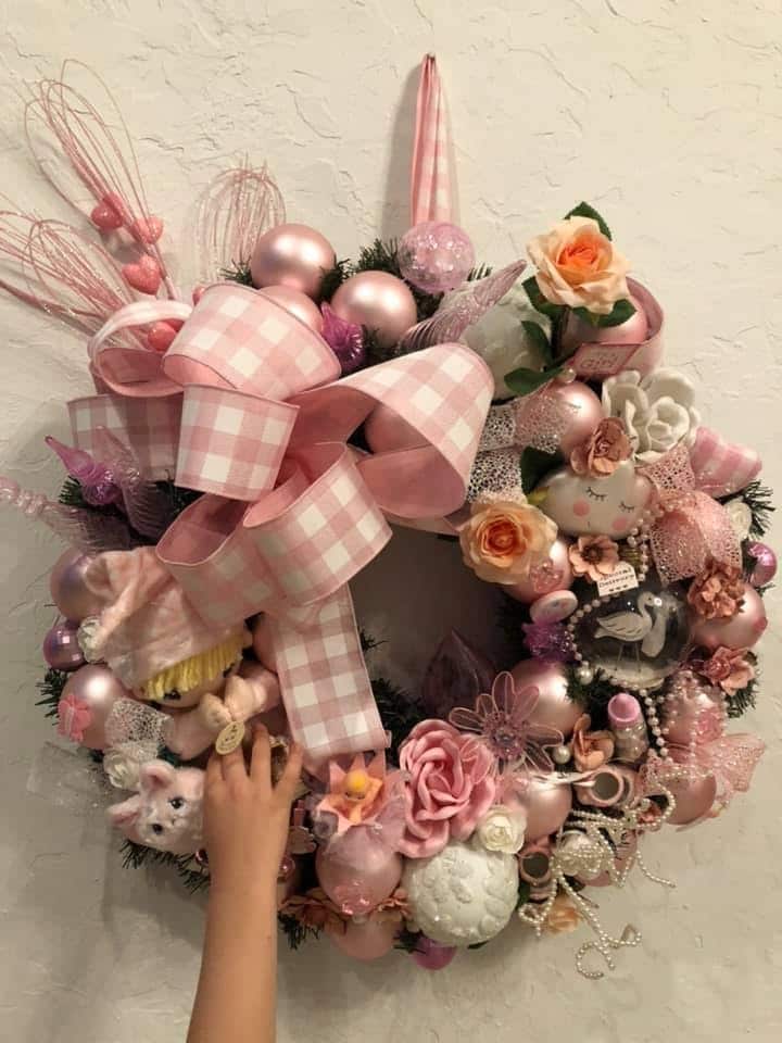 Handmade wreath for Easter at Beyond Exceptional Dentistry